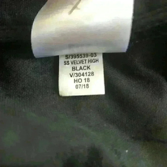 Banana Republic Top Velvet Velour Blouse  Casual Black - Picture 7 of 9